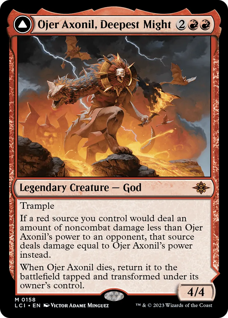 Ojer Axonil, Deepest Might // Temple of Power — The Lost Caverns of Ixalan — Magic: The Gathering