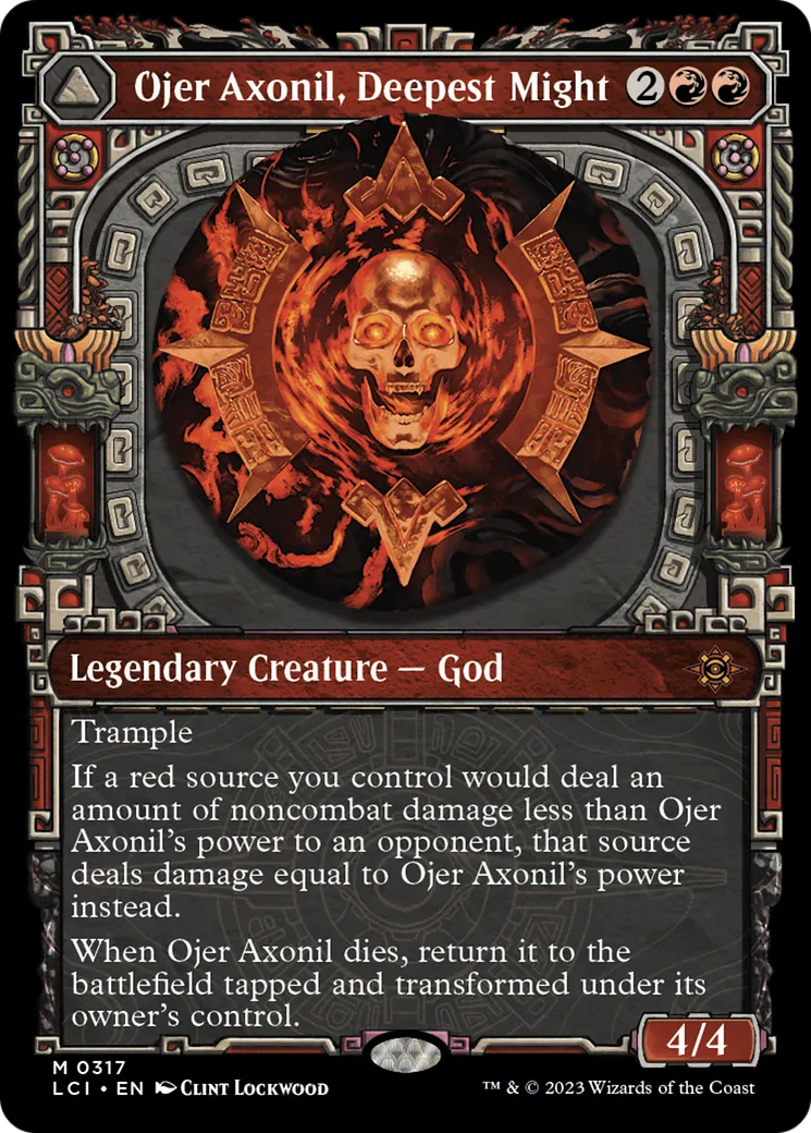 Ojer Axonil, Puissance des profondeurs // Temple de la force — The Lost Caverns of Ixalan — Magic: The Gathering