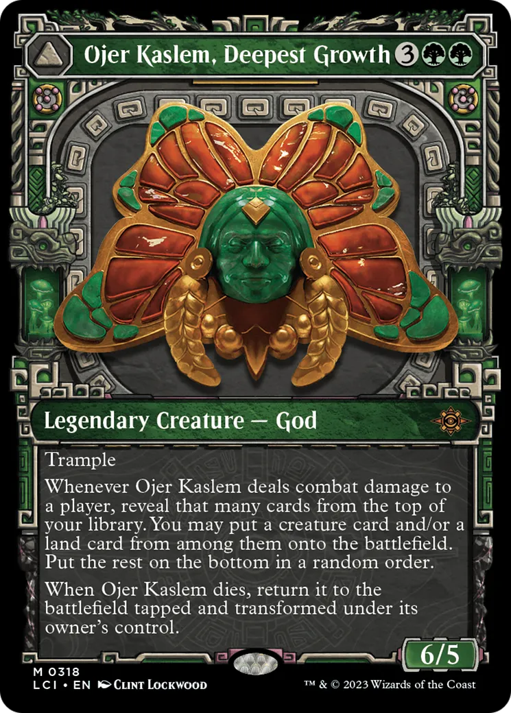 Ojer Kaslem, Croissance des profondeurs // Temple de la culture — The Lost Caverns of Ixalan — Magic: The Gathering