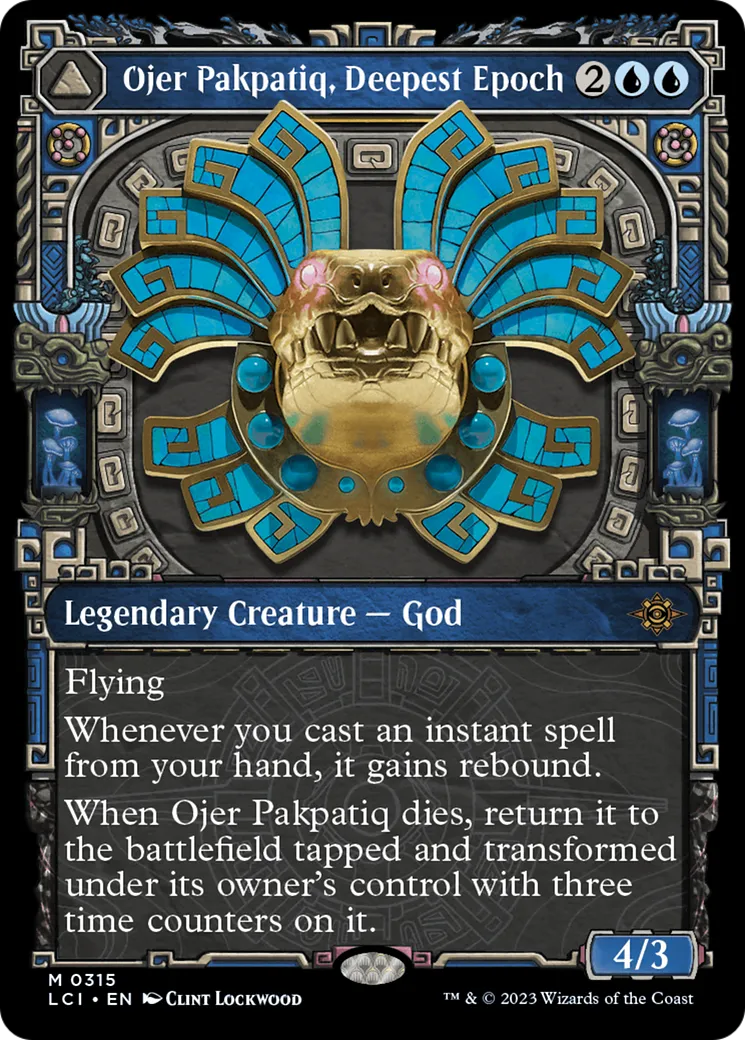 Ojer Pakpatiq, Deepest Epoch // Temple of Cyclical Time — The Lost Caverns of Ixalan — Magic: The Gathering