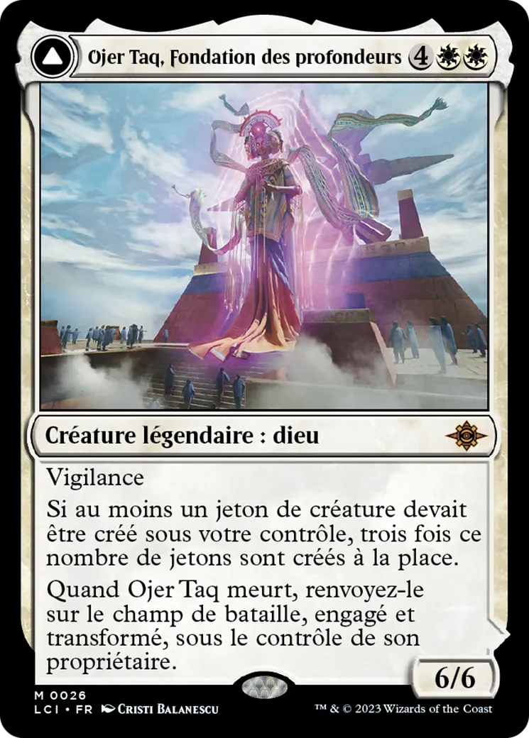 Ojer Taq, Fondation des profondeurs // Temple de la civilisation — The Lost Caverns of Ixalan — Magic: The Gathering
