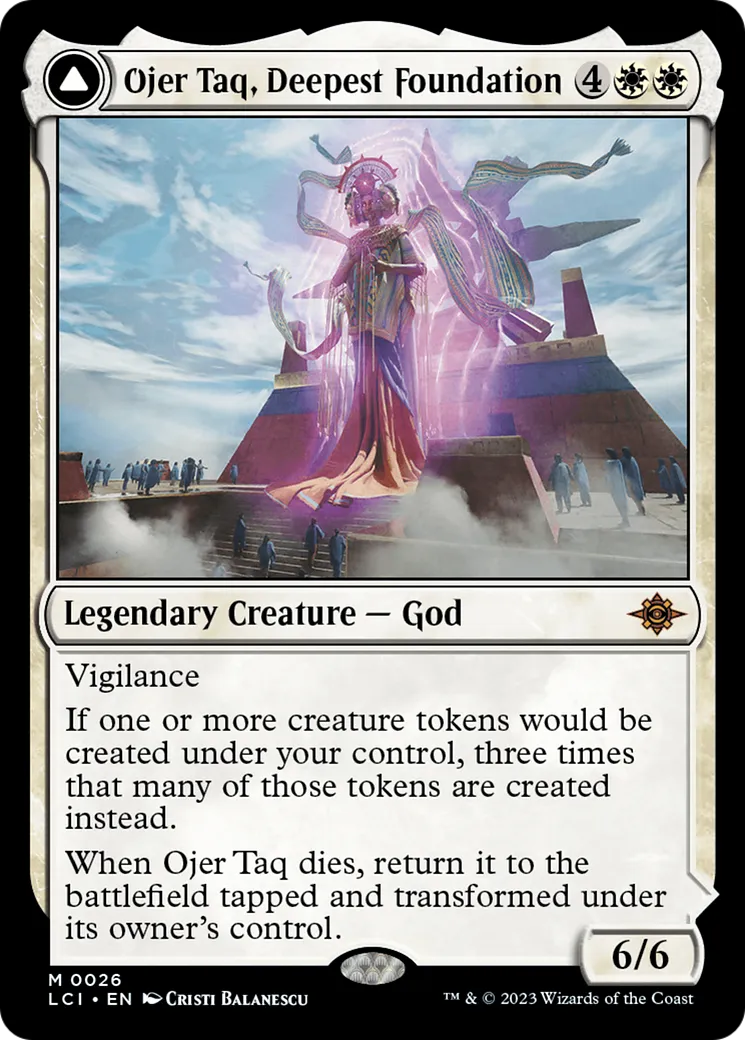 Ojer Taq, Deepest Foundation // Temple of Civilization — The Lost Caverns of Ixalan — Magic: The Gathering