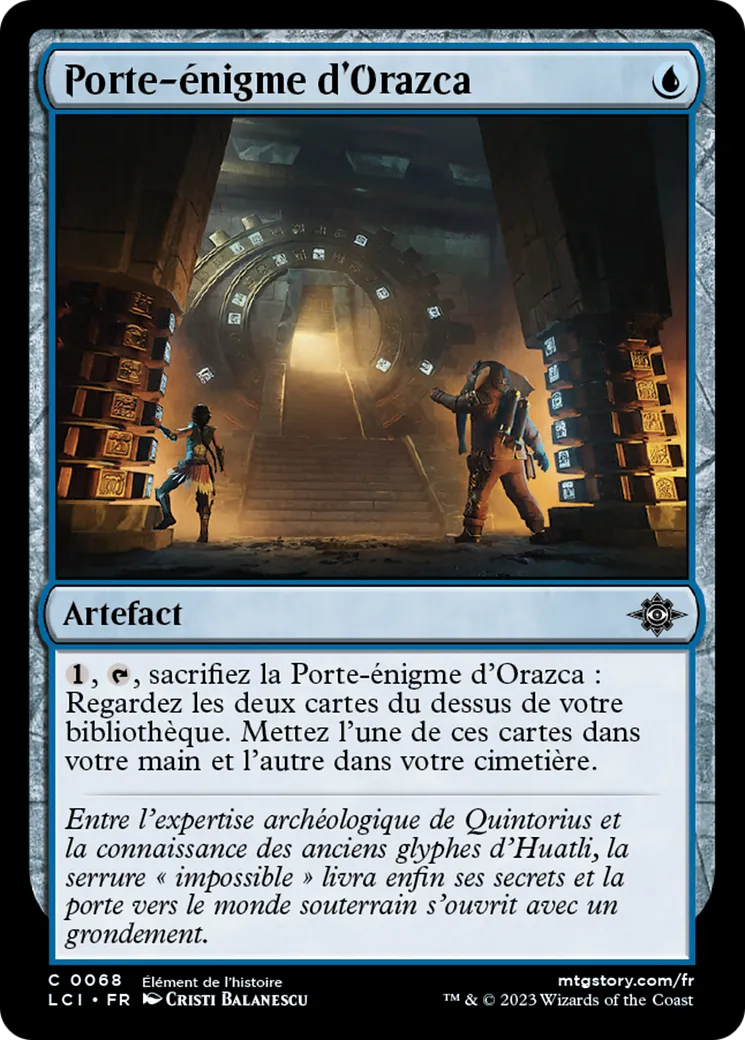 Porte-énigme d'Orazca — The Lost Caverns of Ixalan — Magic: The Gathering