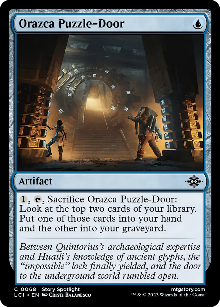 Porte-énigme d'Orazca — The Lost Caverns of Ixalan — Magic: The Gathering