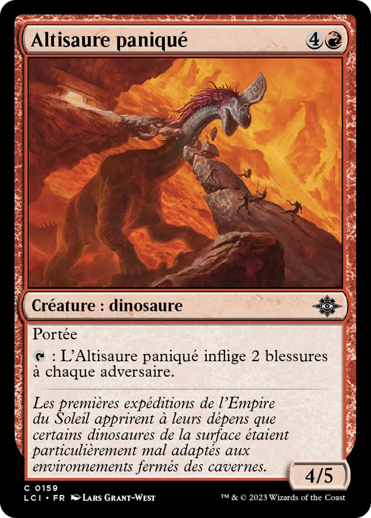 Altisaure paniqué — The Lost Caverns of Ixalan — Magic: The Gathering