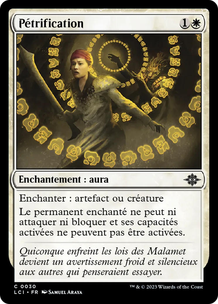 Pétrification — The Lost Caverns of Ixalan — Magic: The Gathering