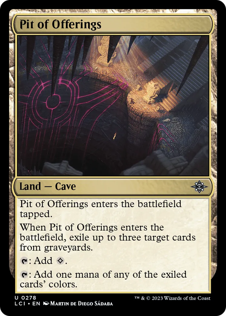 Pit of Offerings — The Lost Caverns of Ixalan — Magic: The Gathering