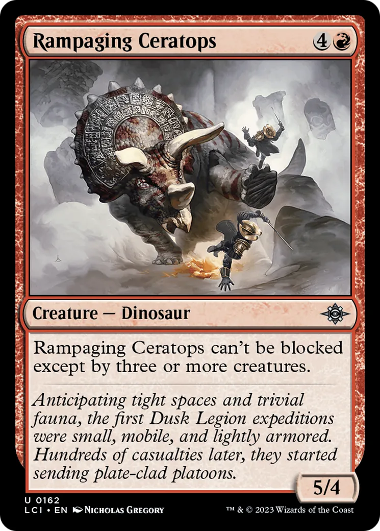Rampaging Ceratops — The Lost Caverns of Ixalan — Magic: The Gathering