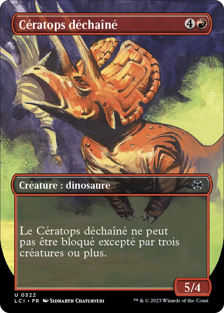 Cératops déchaîné — The Lost Caverns of Ixalan — Magic: The Gathering