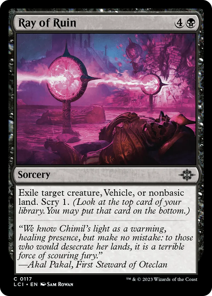 Rayon de ruine — The Lost Caverns of Ixalan — Magic: The Gathering
