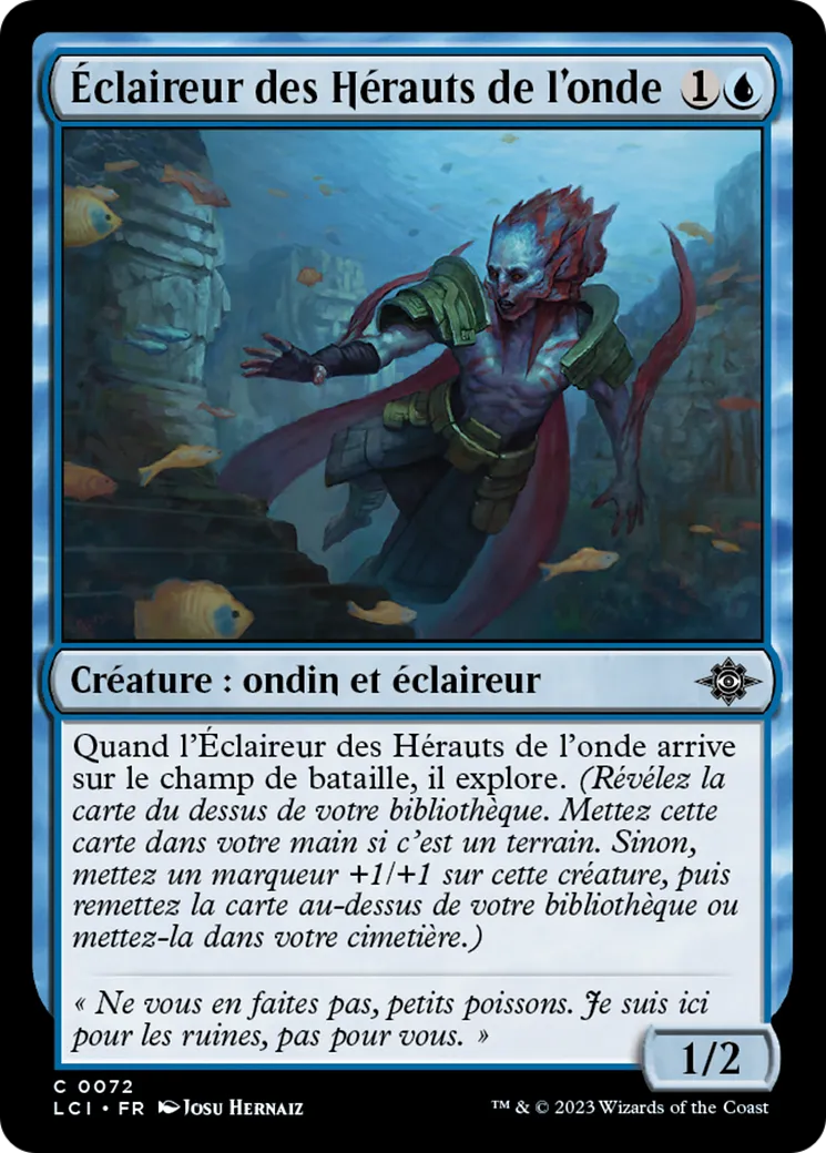 Éclaireur des Hérauts de l'onde — The Lost Caverns of Ixalan — Magic: The Gathering