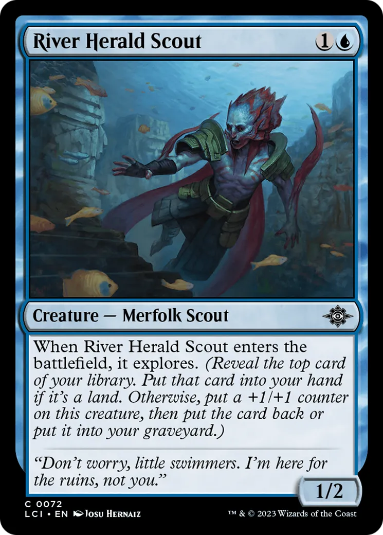 Éclaireur des Hérauts de l'onde — The Lost Caverns of Ixalan — Magic: The Gathering