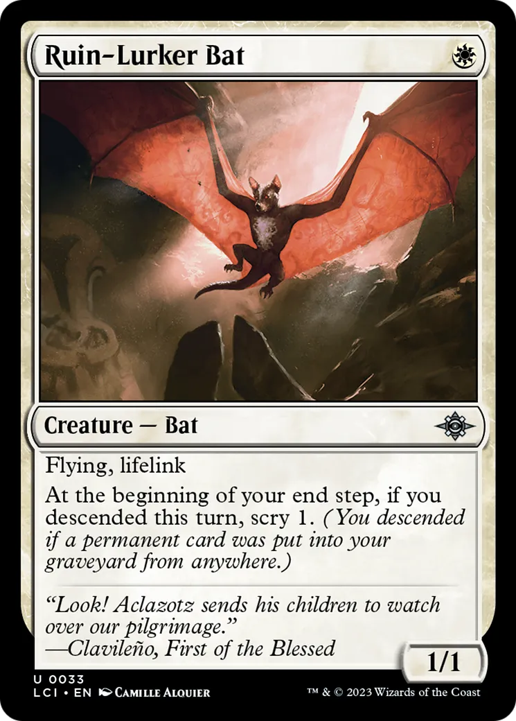 Ruin-Lurker Bat — The Lost Caverns of Ixalan — Magic: The Gathering