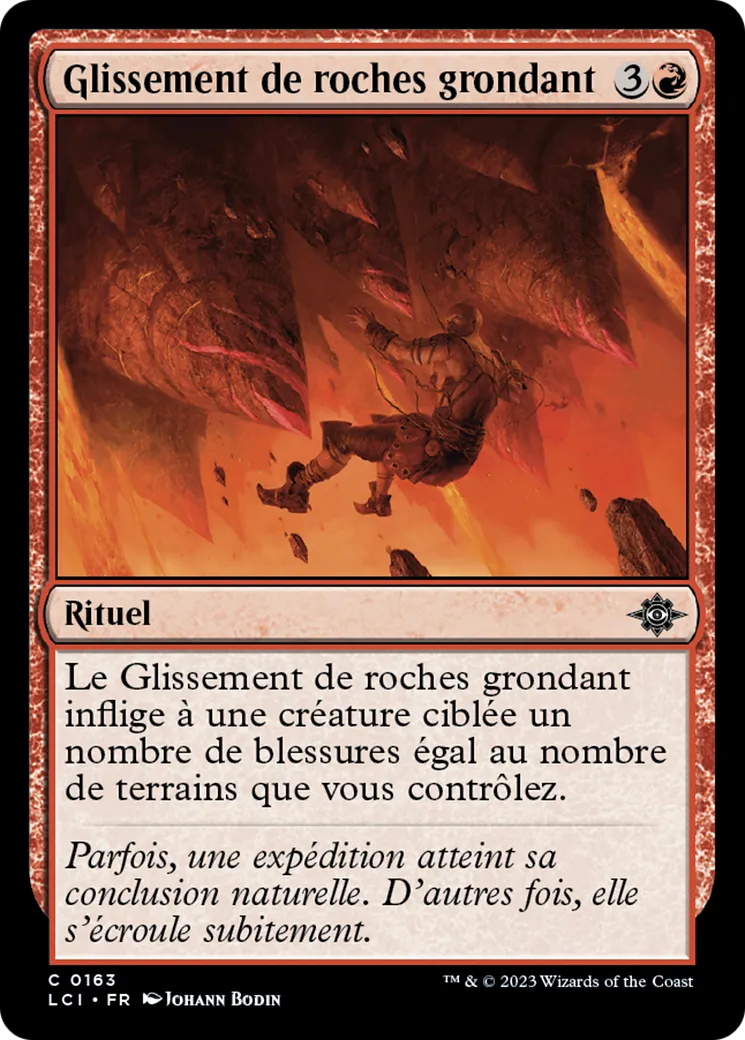Glissement de roches grondant — The Lost Caverns of Ixalan — Magic: The Gathering