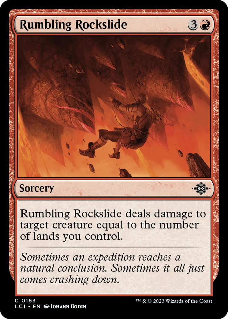 Rumbling Rockslide — The Lost Caverns of Ixalan — Magic: The Gathering