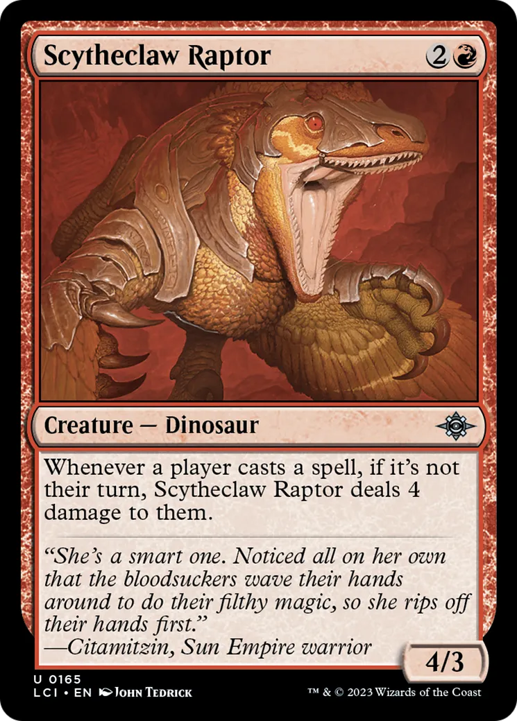 Scytheclaw Raptor — The Lost Caverns of Ixalan — Magic: The Gathering