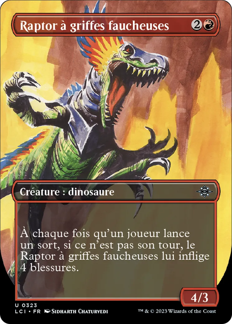 Raptor à griffes faucheuses — The Lost Caverns of Ixalan — Magic: The Gathering