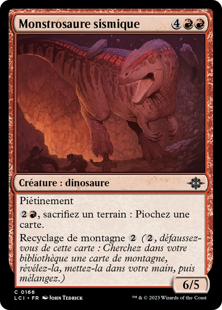 Monstrosaure sismique — The Lost Caverns of Ixalan — Magic: The Gathering
