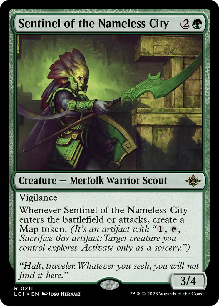 Sentinelle de la cité sans nom — The Lost Caverns of Ixalan — Magic: The Gathering