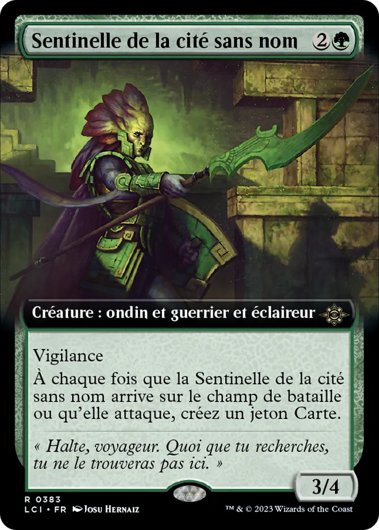 Sentinelle de la cité sans nom — The Lost Caverns of Ixalan — Magic: The Gathering