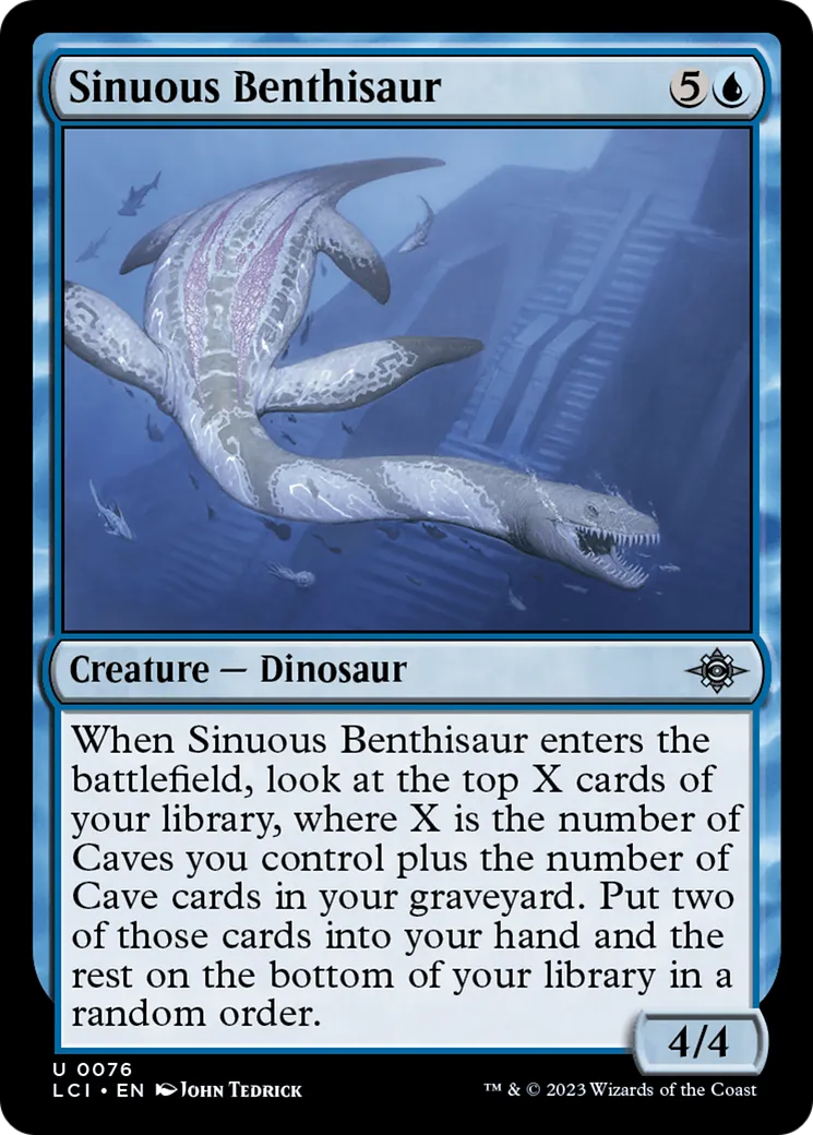 Benthisaure sinueux — The Lost Caverns of Ixalan — Magic: The Gathering