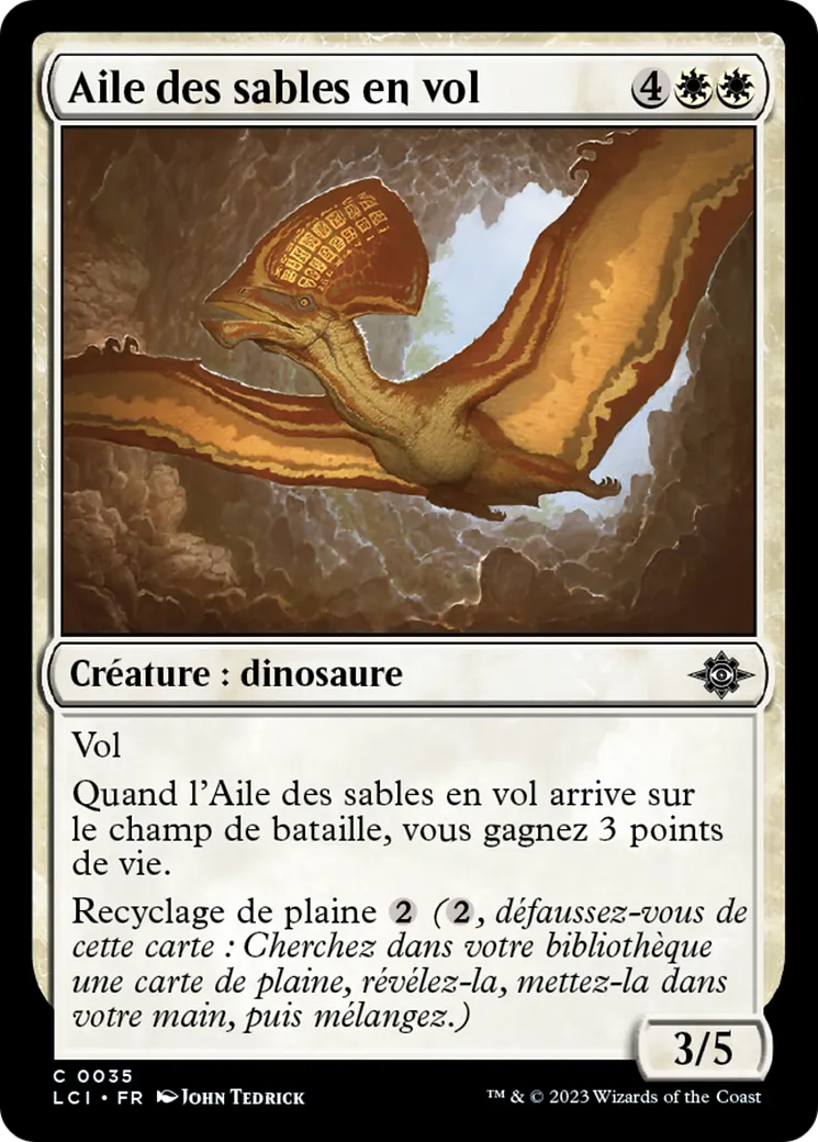 Aile des sables en vol — The Lost Caverns of Ixalan — Magic: The Gathering