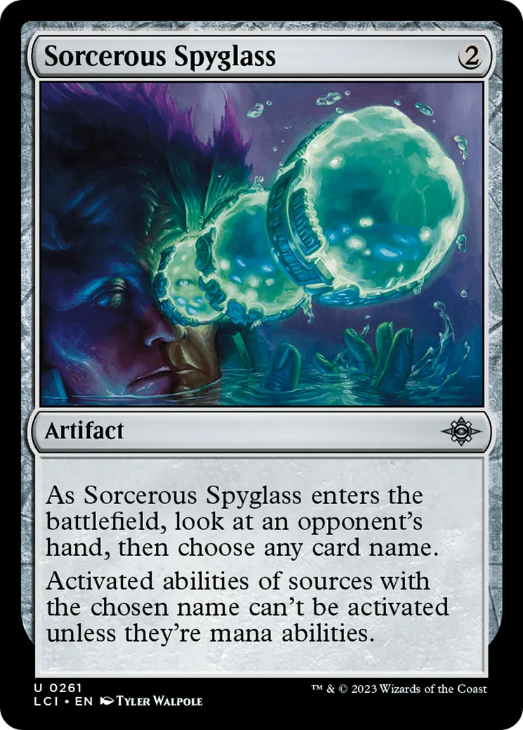 Sorcerous Spyglass — The Lost Caverns of Ixalan — Magic: The Gathering