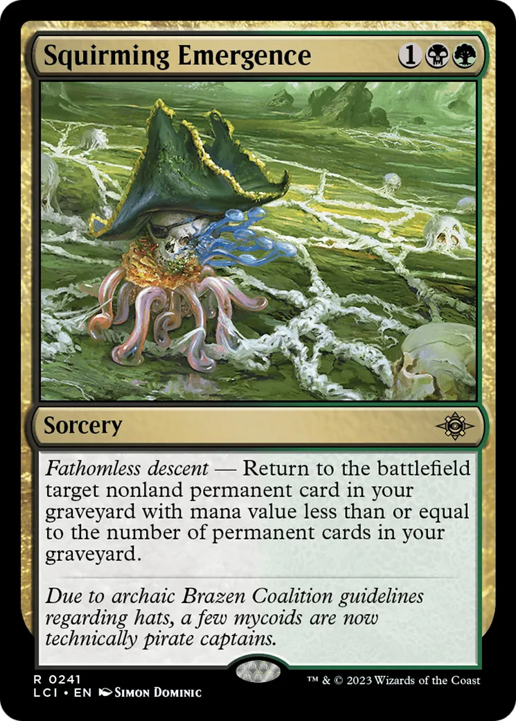 Squirming Emergence — The Lost Caverns of Ixalan — Magic: The Gathering