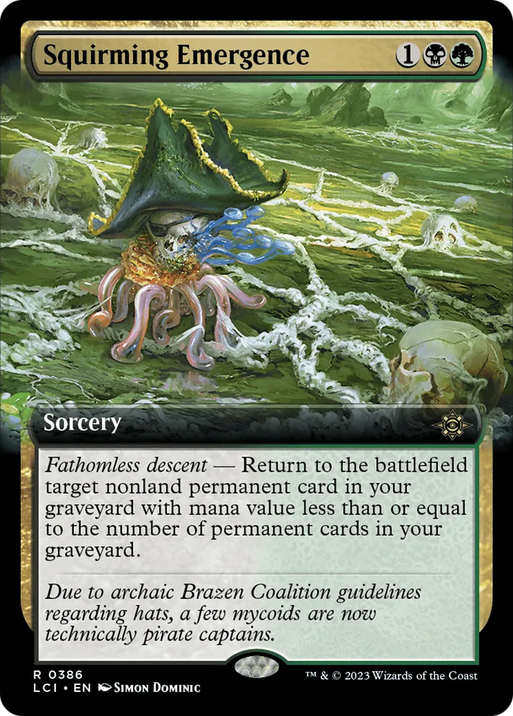 Squirming Emergence — The Lost Caverns of Ixalan — Magic: The Gathering