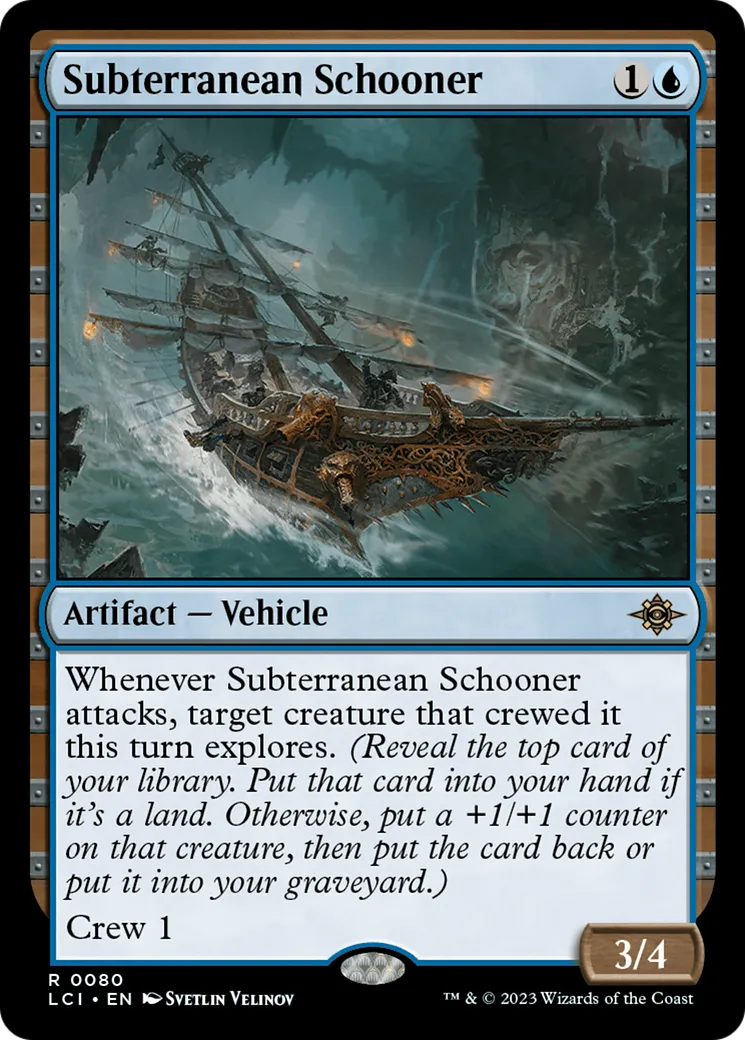 Subterranean Schooner — The Lost Caverns of Ixalan — Magic: The Gathering