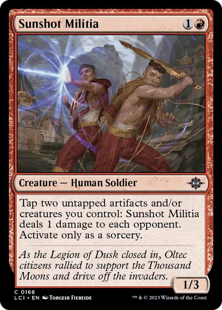 Milice tire-soleil — The Lost Caverns of Ixalan — Magic: The Gathering