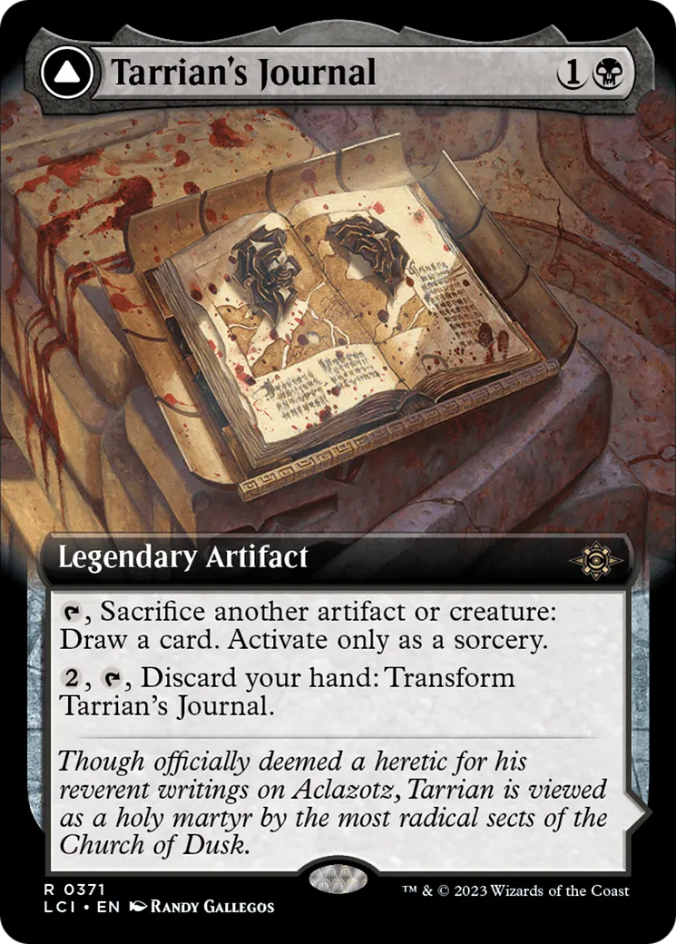 Journal de Tarrian // La Tombe d'Aclazotz — The Lost Caverns of Ixalan — Magic: The Gathering