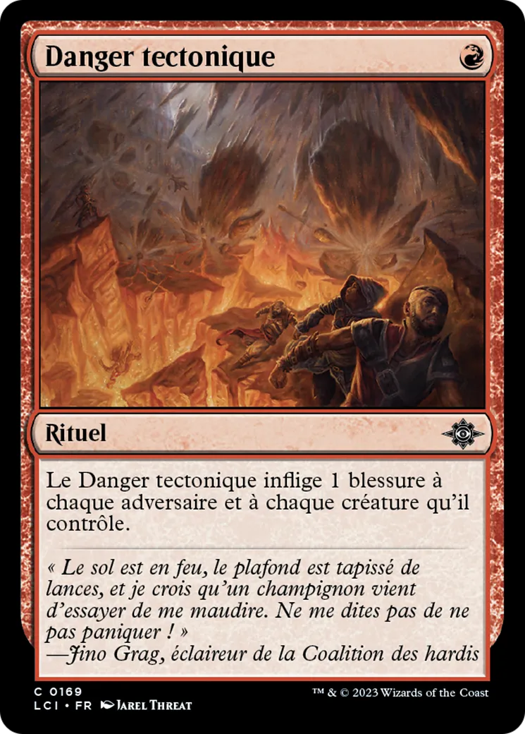 Danger tectonique — The Lost Caverns of Ixalan — Magic: The Gathering