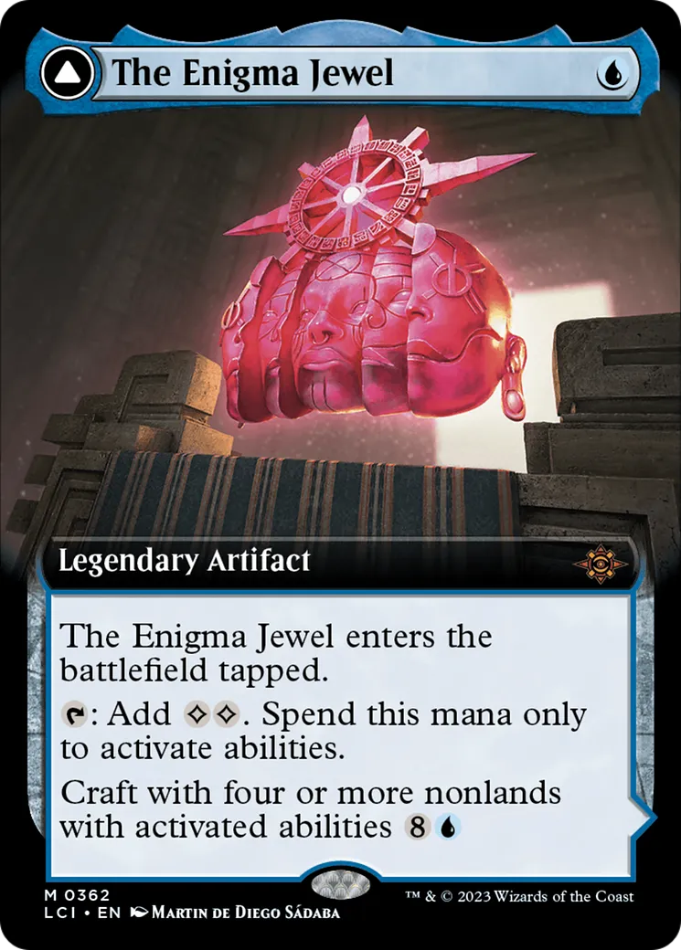 Le Joyau énigme // Locus de l'illumination — The Lost Caverns of Ixalan — Magic: The Gathering