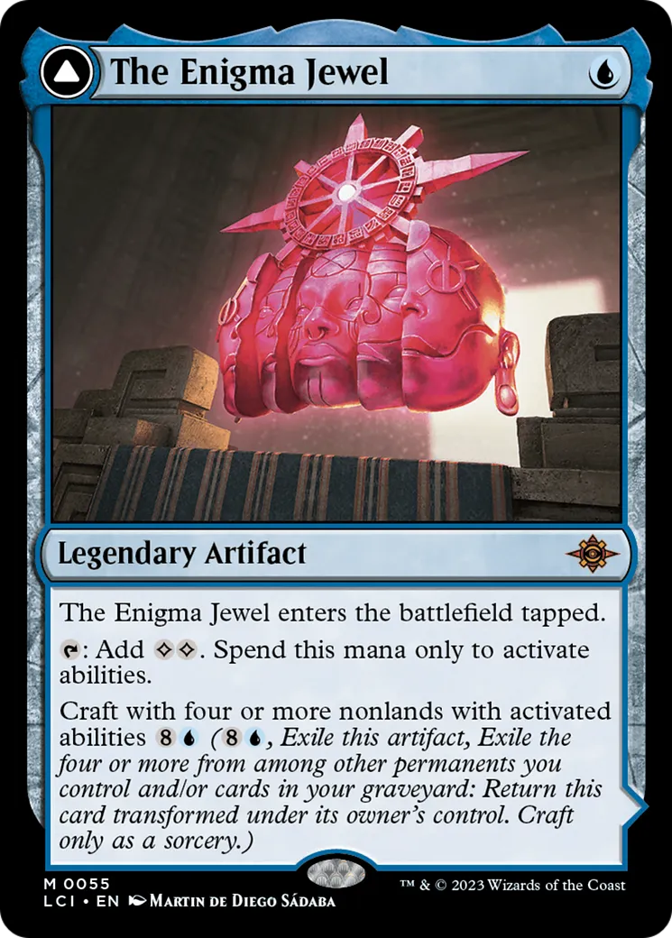 The Enigma Jewel // Locus of Enlightenment — The Lost Caverns of Ixalan — Magic: The Gathering