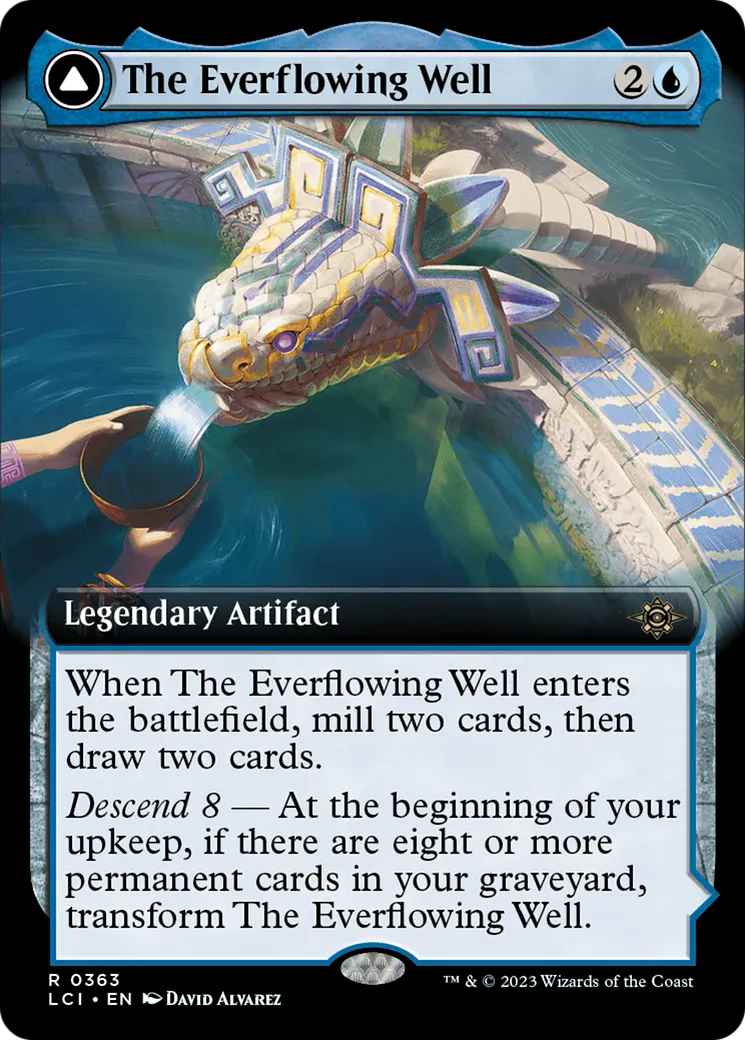 Le puits toujours ruisselant // Les Bassins myriadaires — The Lost Caverns of Ixalan — Magic: The Gathering