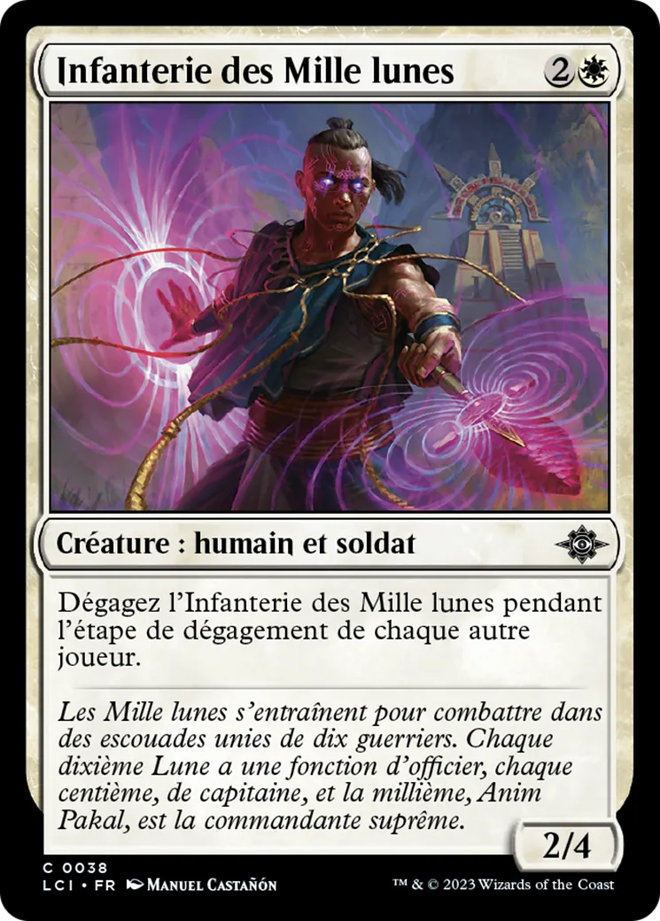 Infanterie des Mille lunes — The Lost Caverns of Ixalan — Magic: The Gathering