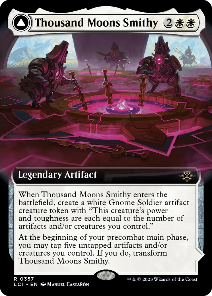 Thousand Moons Smithy // Barracks of the Thousand — The Lost Caverns of Ixalan — Magic: The Gathering