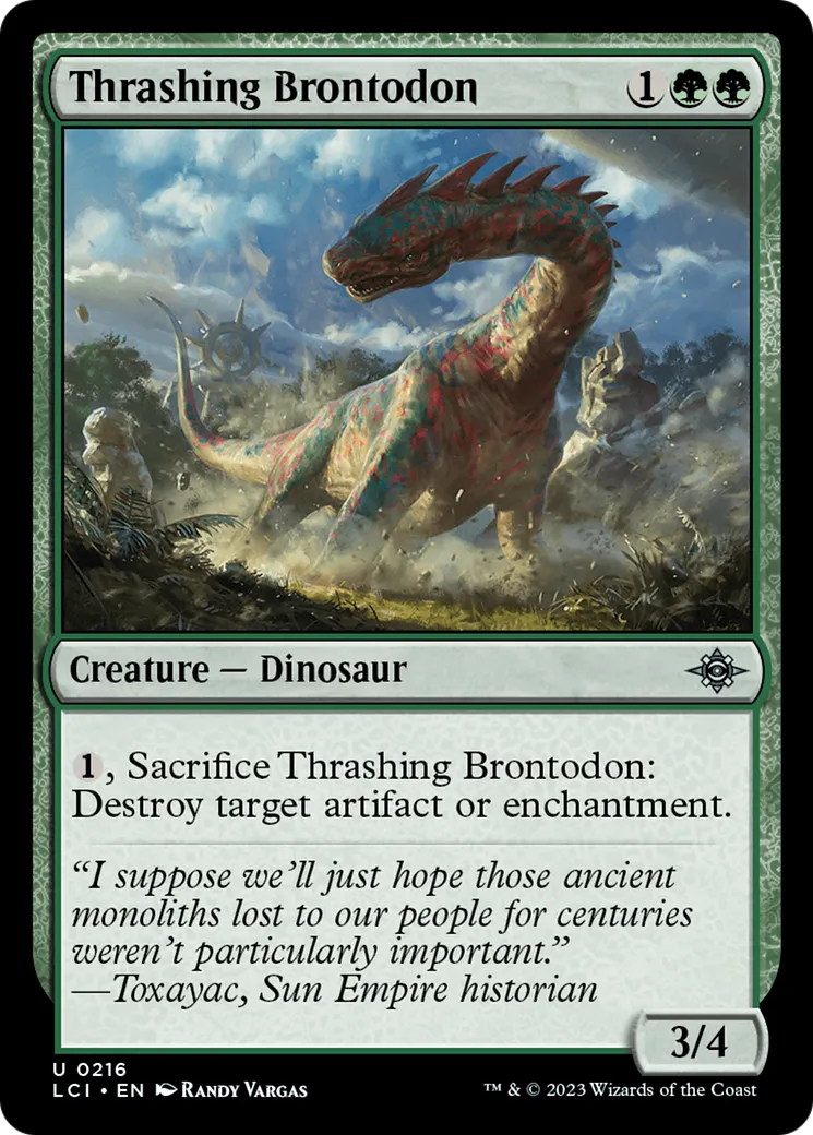 Brontodonte farouche — The Lost Caverns of Ixalan — Magic: The Gathering