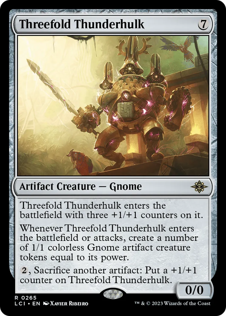 Threefold Thunderhulk — The Lost Caverns of Ixalan — Magic: The Gathering
