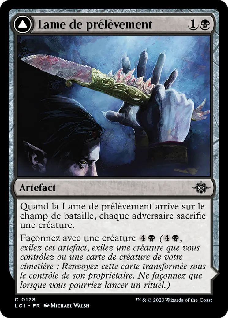 Lame de prélèvement // Sépulcre dévorant — The Lost Caverns of Ixalan — Magic: The Gathering