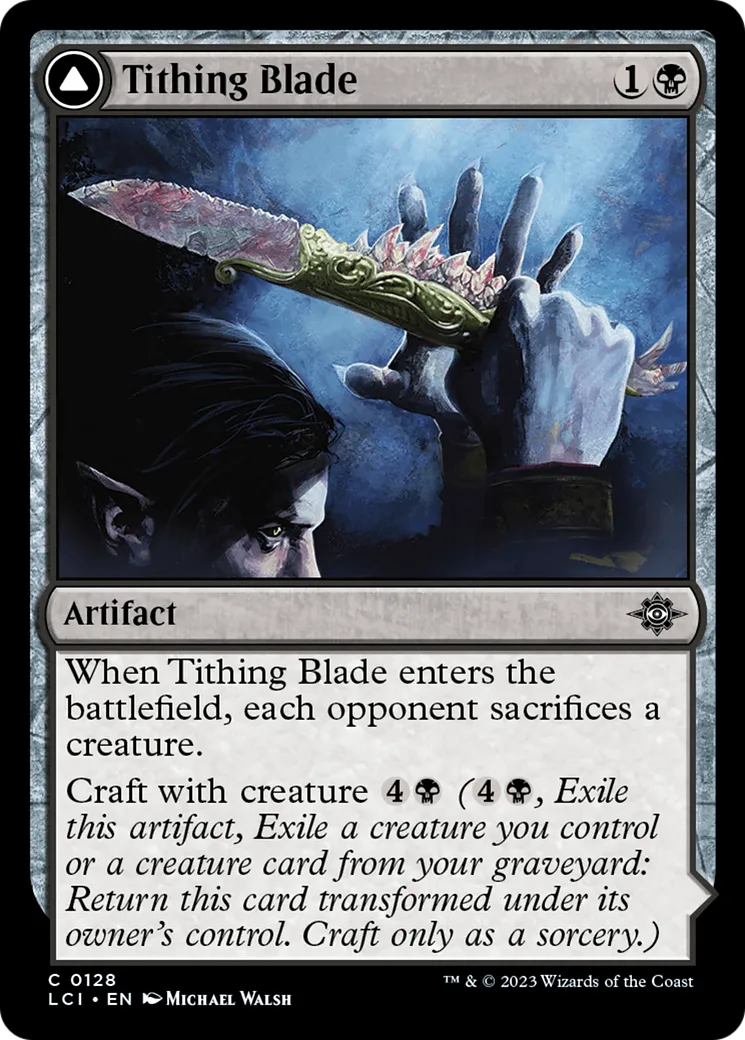 Lame de prélèvement // Sépulcre dévorant — The Lost Caverns of Ixalan — Magic: The Gathering