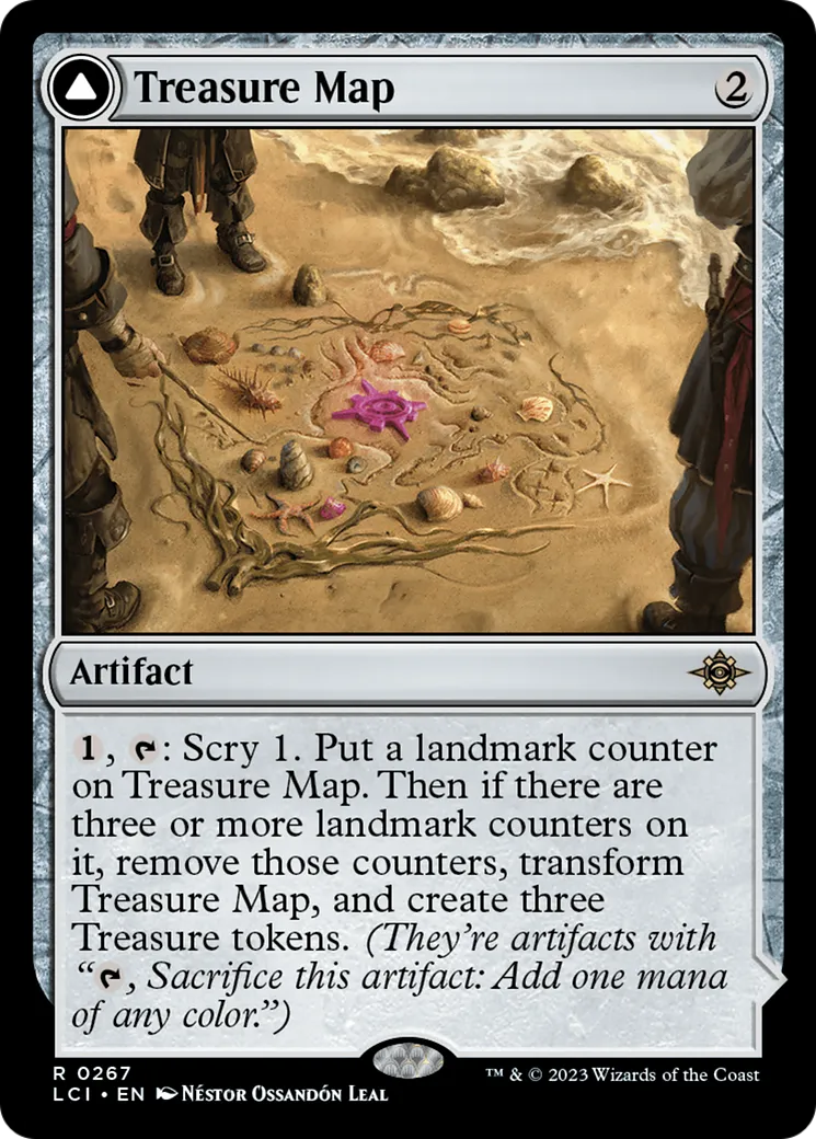Treasure Map // Treasure Cove — The Lost Caverns of Ixalan — Magic: The Gathering