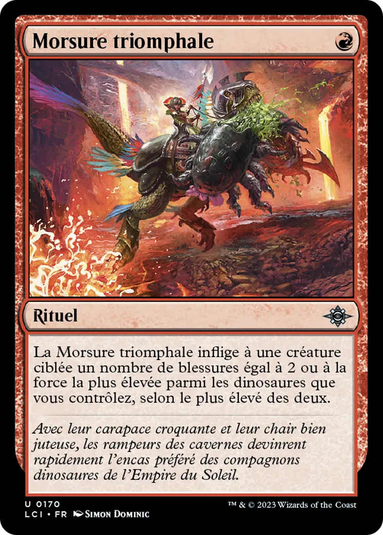 Morsure triomphale — The Lost Caverns of Ixalan — Magic: The Gathering