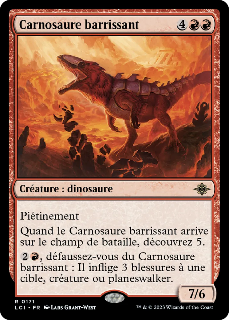 Carnosaure barrissant — The Lost Caverns of Ixalan — Magic: The Gathering
