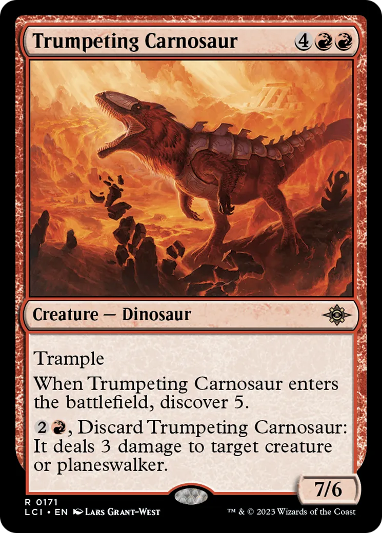 Trumpeting Carnosaur — The Lost Caverns of Ixalan — Magic: The Gathering