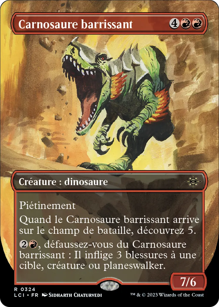 Carnosaure barrissant — The Lost Caverns of Ixalan — Magic: The Gathering
