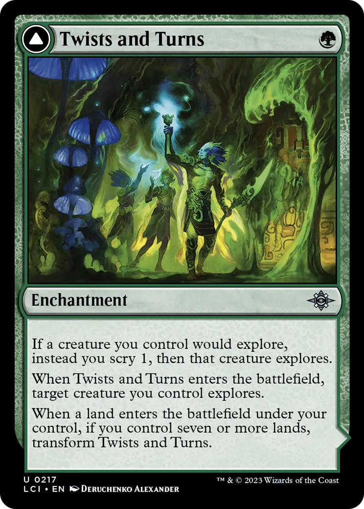 Twists and Turns // Mycoid Maze — The Lost Caverns of Ixalan — Magic: The Gathering