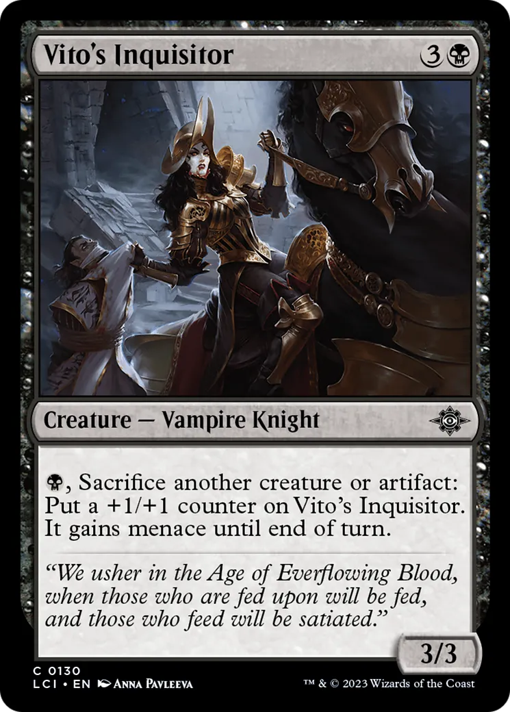 Inquisitrice de Vito — The Lost Caverns of Ixalan — Magic: The Gathering