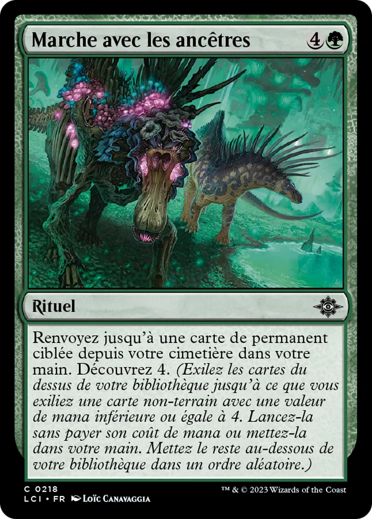 Marche avec les ancêtres — The Lost Caverns of Ixalan — Magic: The Gathering